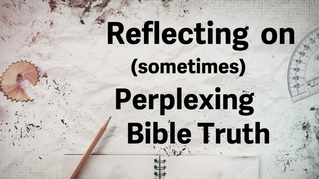 Reflecting On (sometimes) Perplexing Bible Truth:  Part 2, To Fear or Not to Fear?